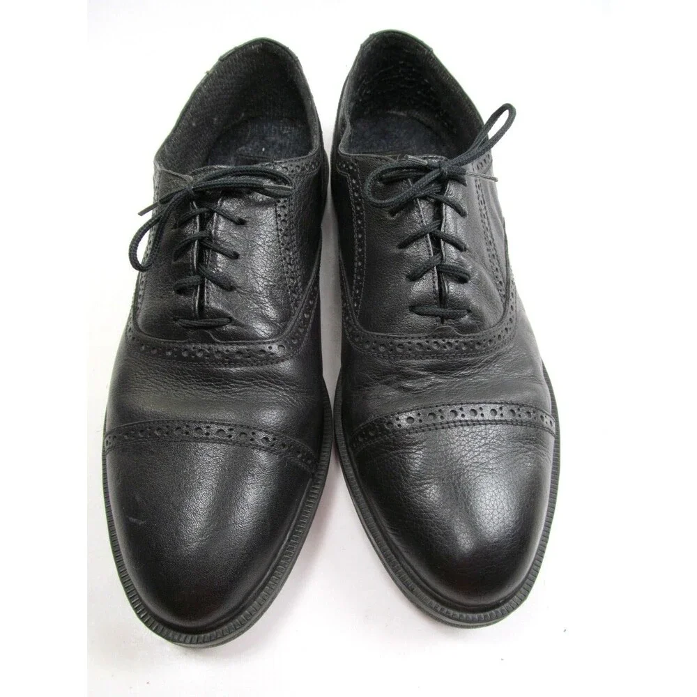 Cranston Cap Toe  Black Shoes Mens Size 12